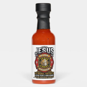 Jesus Firefighter Vintage Christian Faith Shirt Hot Sauces
