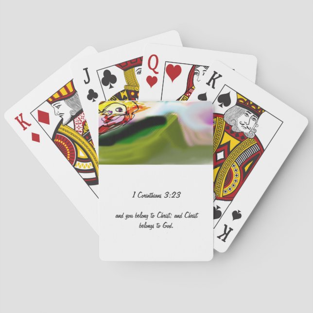 Jesus  first poker cards (Back)