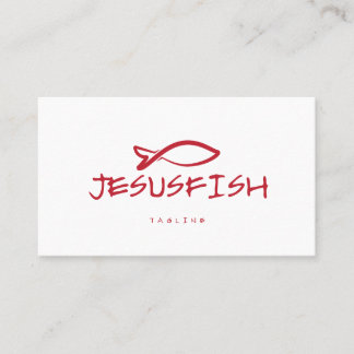 Jesus FISH business card template