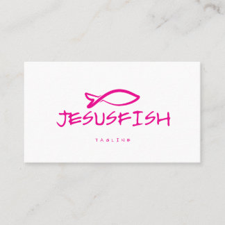 Jesus FISH business card template