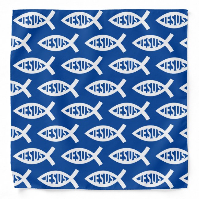 Jesus Fish Christian ichthys Symbol  Bandana