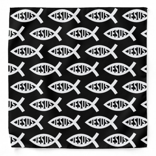 Jesus Fish Christian ichthys Symbol Bandana