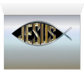 Jesus Fish Cutout Cards (Inside Horizontal (Bottom))