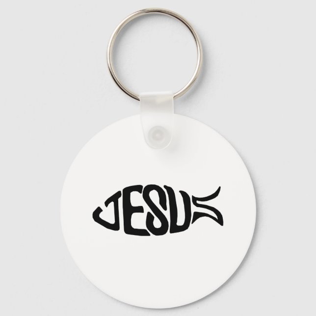 Jesus Fish Keychain (Front)