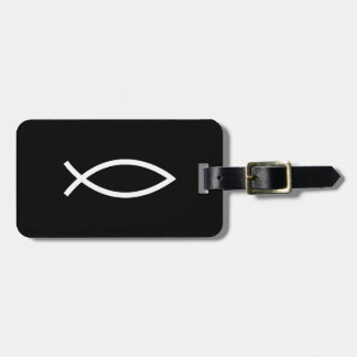 Jesus Fish Luggage Tag
