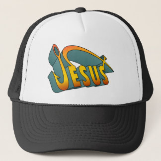 Jesus Fish Nail Trucker Hat