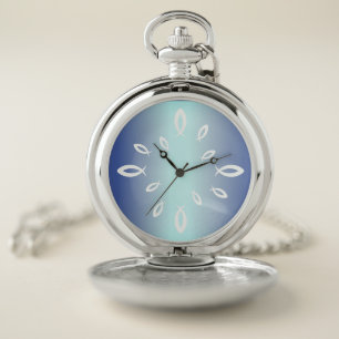 Jesus Fish Pocket Watch