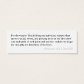 Jesus Fish Sword - Scripture Cards (Back)