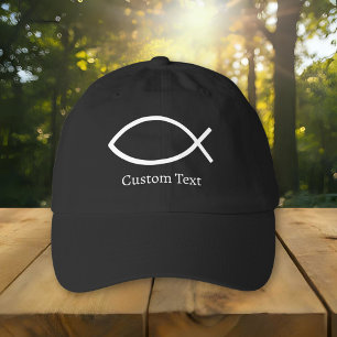 Jesus Fish Symbol Hat