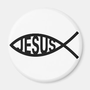 Jesus Fish Symbol Magnet