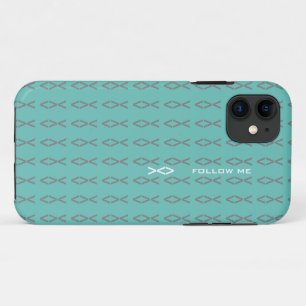 Jesus Fish Text iPhone 11 Case