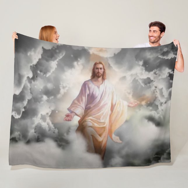 JESUS  FLEECE BLANKET (In Situ)