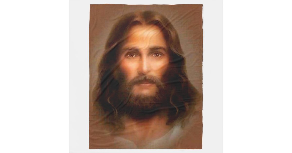 JESUS FLEECE BLANKET Zazzle