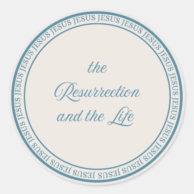 Jesus - Flush Seal Large (Front)