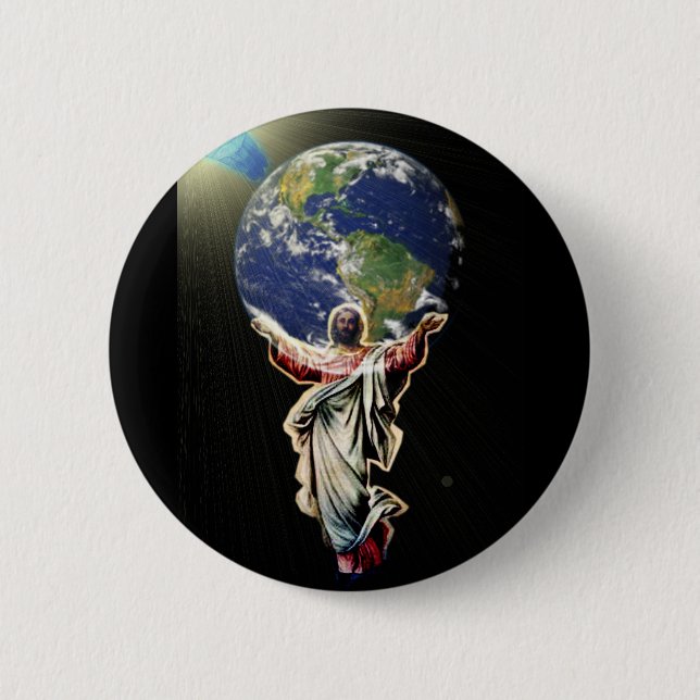 Jesus For The World Button (Front)