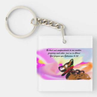 jesus forgive keychain