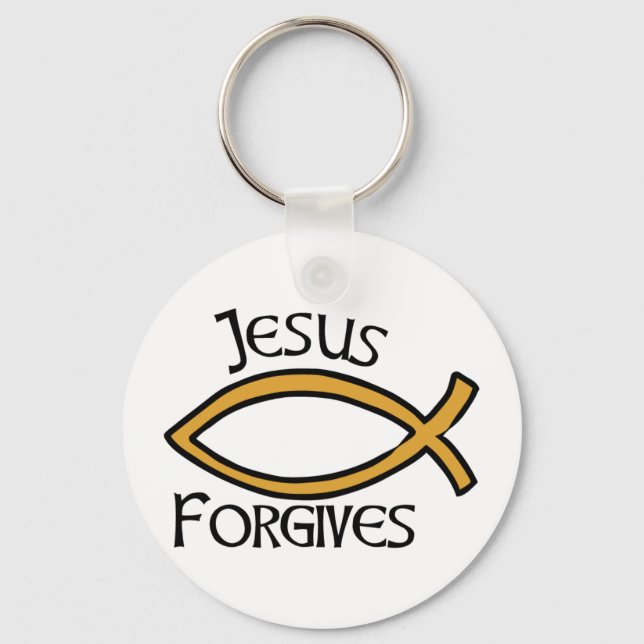 Jesus Forgives Keychain (Front)
