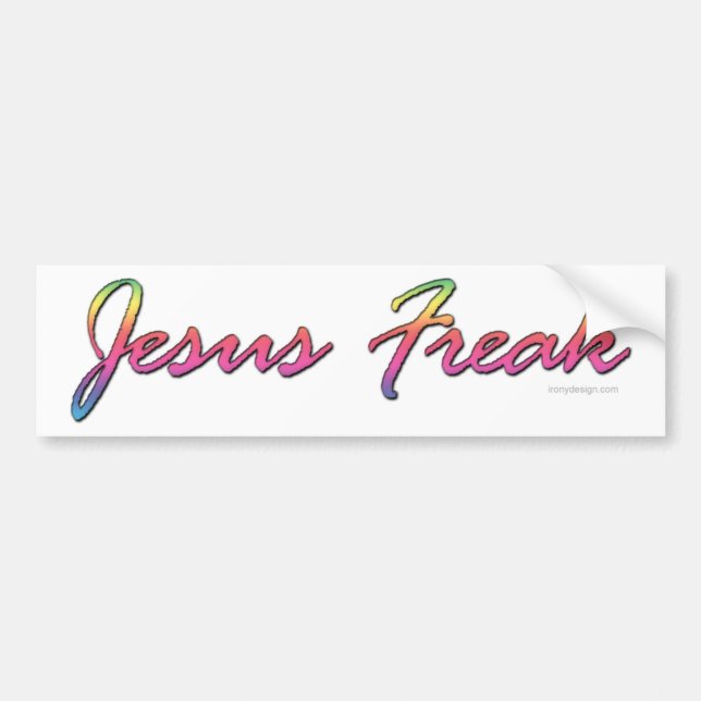 Jesus Freak 2 Bumper Sticker (Front)