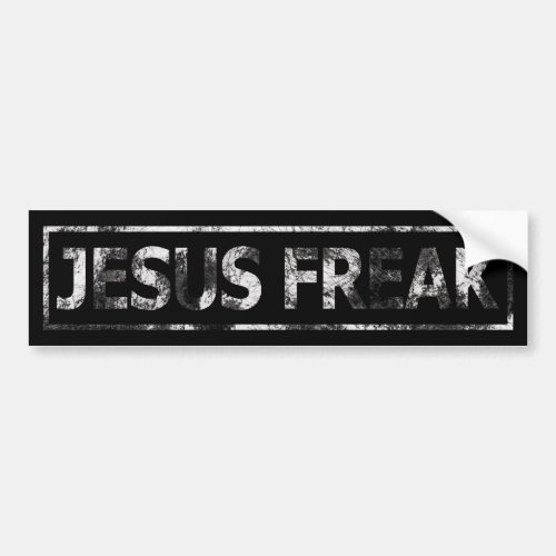 Jesus Freak Bumper Sticker