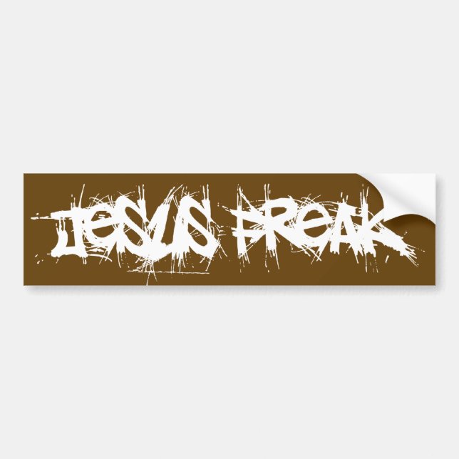 Jesus Freak Bumper Sticker (Front)