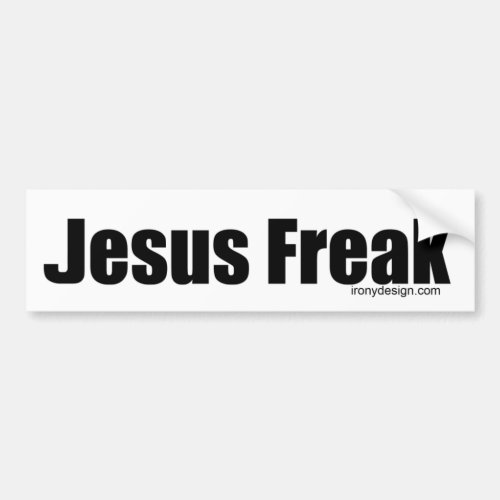 Jesus Freak Bumper Sticker