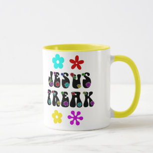 Jesus Freak Retro Christian Custom Mug