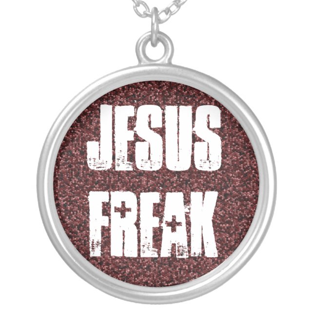 Jesus Freak Silver Plated Necklace (Front)