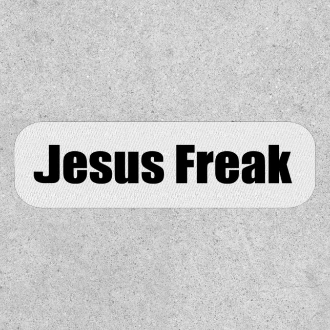 Jesus Freak Slang Patch (Front)
