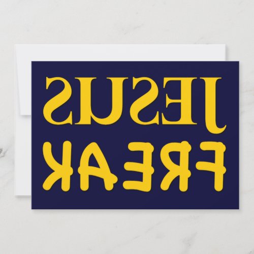 Jesus Freak (SUSEJ KAERF) Custom Invites