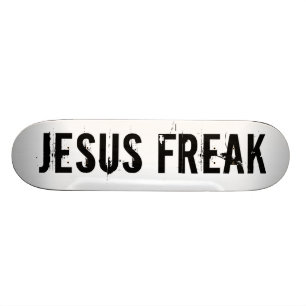 Jesus Freak White Skateboard Deck