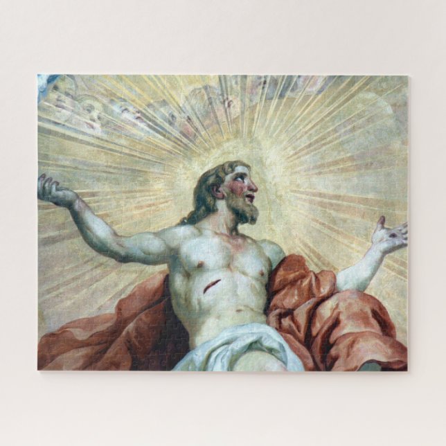 jesus fresco jigsaw puzzle (Horizontal)