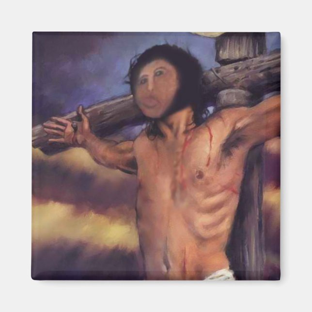 Jesus Fresco Spanish Pensionist Magnet (Front)