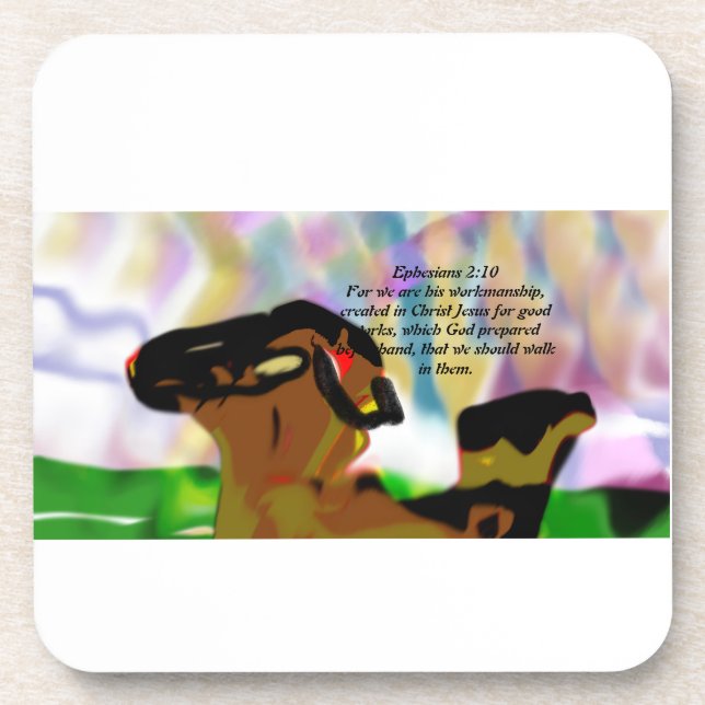 Jesus friend  beverage coaster (Front)
