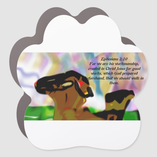 Jesus friend  car magnet (Front)