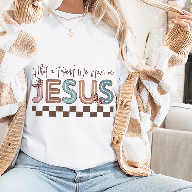 Jesus Friend Religious Christian Faith T-Shirt (Religious Quote Tee )