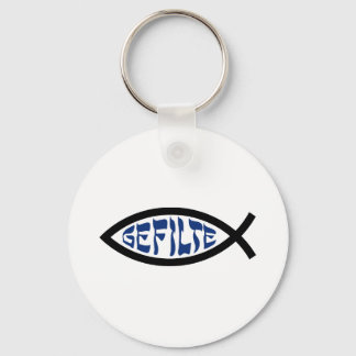 Jesus Gefilte Fish - Jewish Passover Humor Keychain