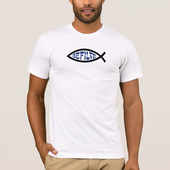 Jesus Gefilte Fish - Jewish Passover Humor T-Shirt (Front)
