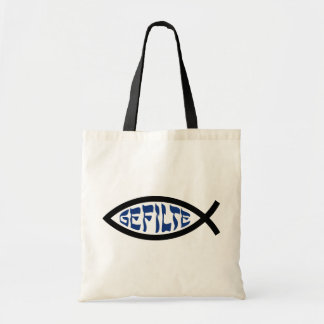 Jesus Gefilte Fish - Jewish Passover Humor Tote Bag