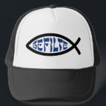 Jesus Gefilte Fish - Jewish Passover Humor Trucker Hat<br><div class="desc">Funny Jewish Humor Gefilte Fish T-Shirts & Gifts For Chanukah,  Passover,  or any Jewish Holiday.</div>