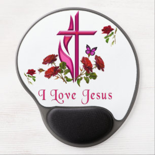 Jesus gel mouse pad
