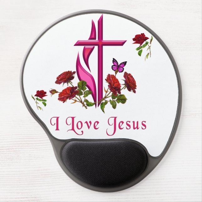Jesus  gel mouse pad (Front)