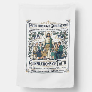 Jesus Genealogy Family Tree Shirt Faith Based Desi House Flag