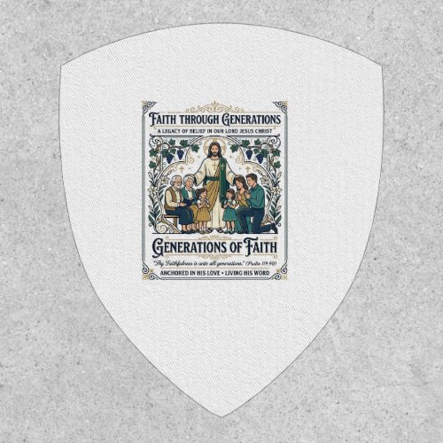 Jesus Genealogy Family Tree Shirt Faith Based Desi Patch