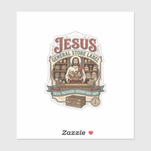 Jesus General Store Label Jesus General Store Chri