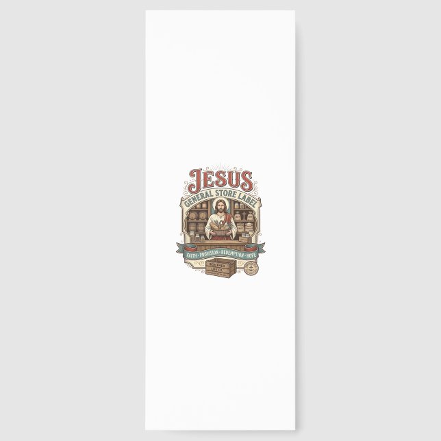 Jesus General Store Label Jesus General Store Chri Bookmarks (Front)