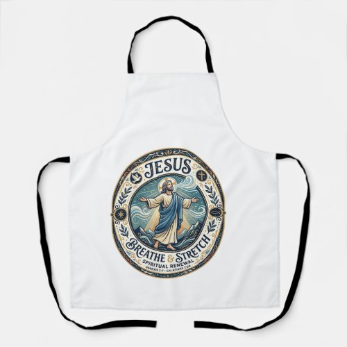 Jesus Gentle Movement Wellness Shirt Faith Based D Apron