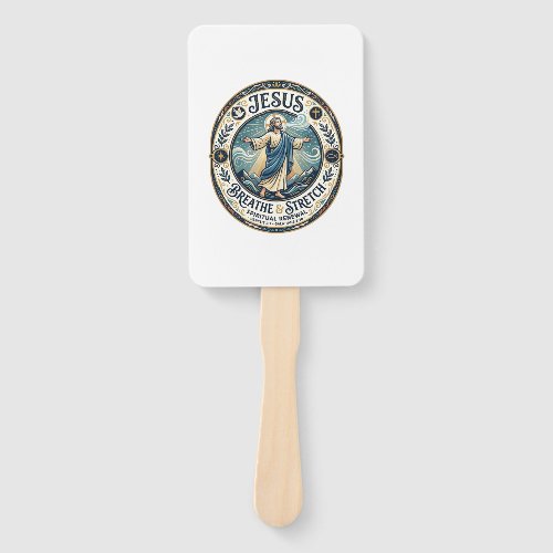 Jesus Gentle Movement Wellness Shirt Faith Based D Hand Fan