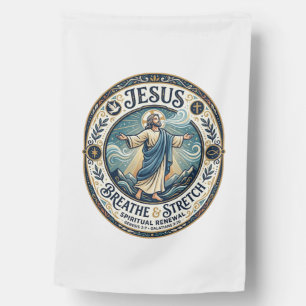 Jesus Gentle Movement Wellness Shirt Faith Based D House Flag