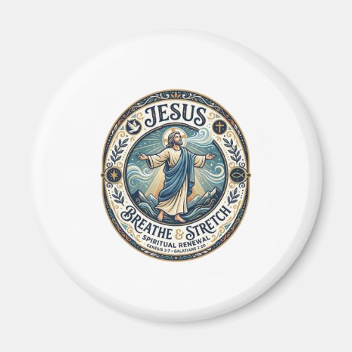 Jesus Gentle Movement Wellness Shirt Faith Based D Magnet
