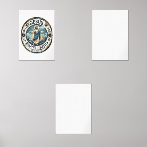 Jesus Gentle Movement Wellness Shirt Faith Based D Wall Art Sets